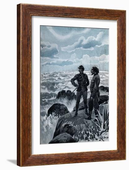 Jules Verne, "Hector Servadac", Illustration-Jules Verne-Framed Giclee Print