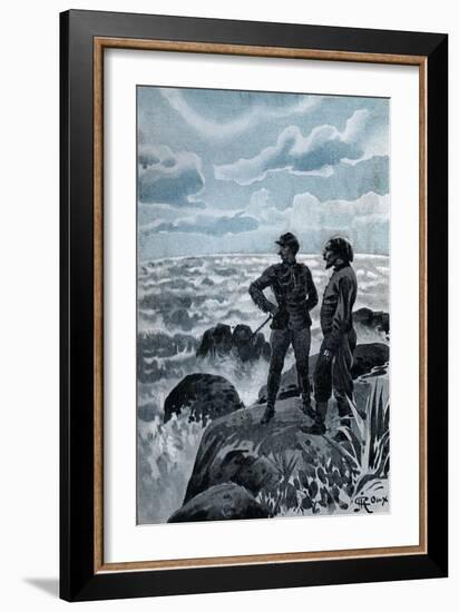 Jules Verne, "Hector Servadac", Illustration-Jules Verne-Framed Giclee Print