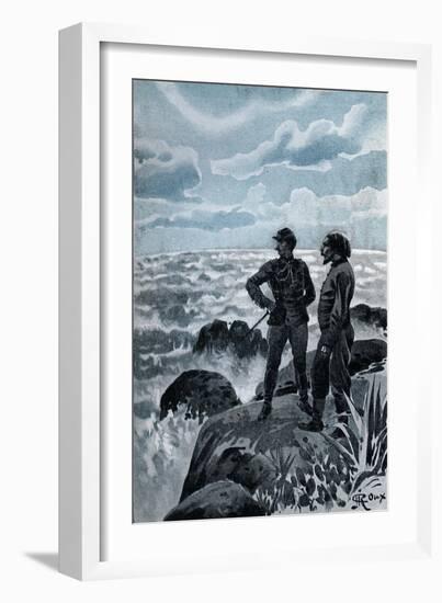 Jules Verne, "Hector Servadac", Illustration-Jules Verne-Framed Giclee Print