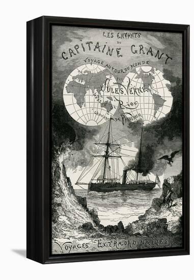 Jules Verne, "The Children of Captain Grant"-Jules Verne-Framed Premier Image Canvas