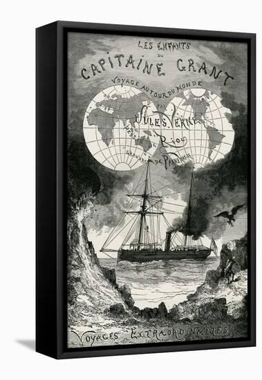 Jules Verne, "The Children of Captain Grant"-Jules Verne-Framed Premier Image Canvas