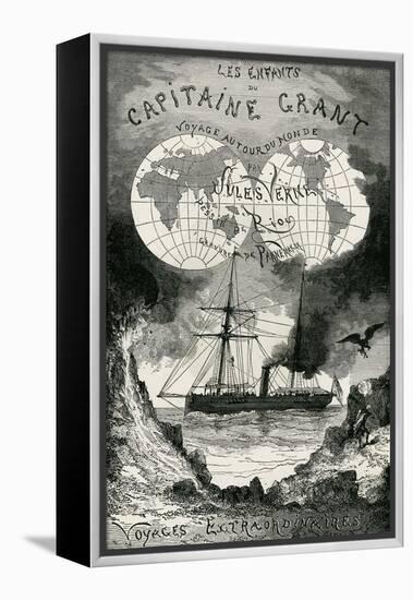 Jules Verne, "The Children of Captain Grant"-Jules Verne-Framed Premier Image Canvas