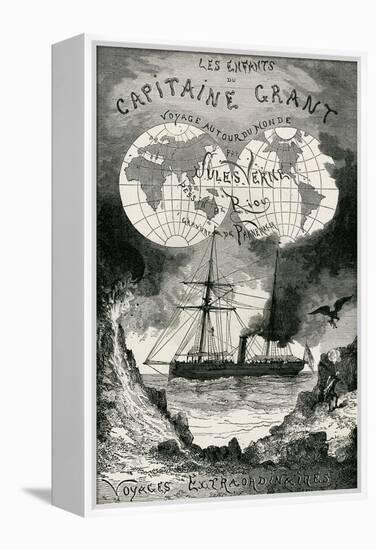 Jules Verne, "The Children of Captain Grant"-Jules Verne-Framed Premier Image Canvas