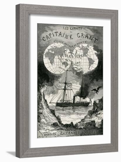 Jules Verne, "The Children of Captain Grant"-Jules Verne-Framed Giclee Print