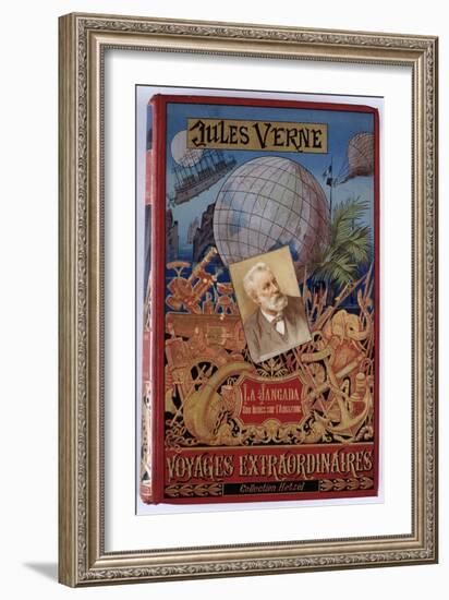 Jules Verne, "The Jangada 800 Leagues on the Amazon", Cover-Jules Verne-Framed Giclee Print