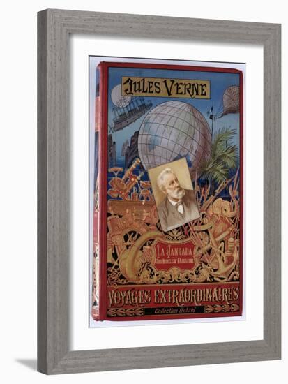 Jules Verne, "The Jangada 800 Leagues on the Amazon", Cover-Jules Verne-Framed Giclee Print