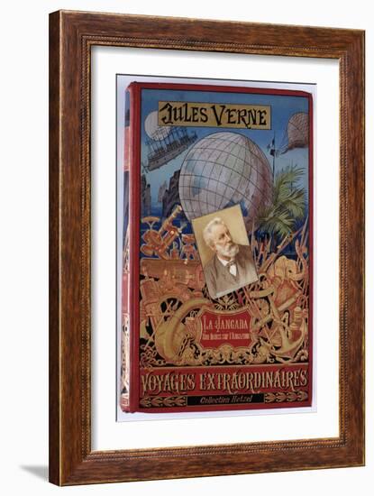 Jules Verne, "The Jangada 800 Leagues on the Amazon", Cover-Jules Verne-Framed Giclee Print