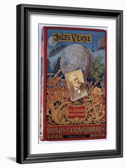 Jules Verne, "The Jangada 800 Leagues on the Amazon", Cover-Jules Verne-Framed Giclee Print