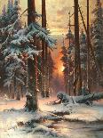 Winter Sunset, 1900-Juli Julievich Klever-Giclee Print