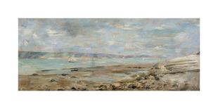 French Seascape with Sailboats-Julia Beck-Premium Giclee Print