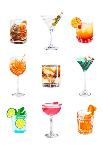 Cherry Summer Cocktail-Julia-Giclee Print