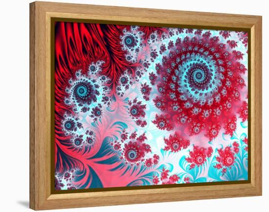 Julia Fractal-Laguna Design-Framed Premier Image Canvas