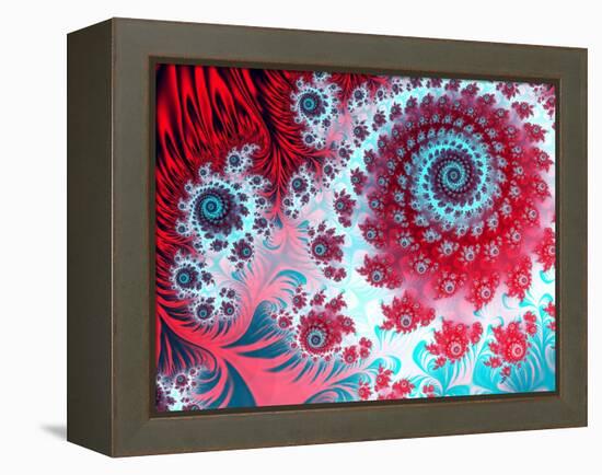 Julia Fractal-Laguna Design-Framed Premier Image Canvas