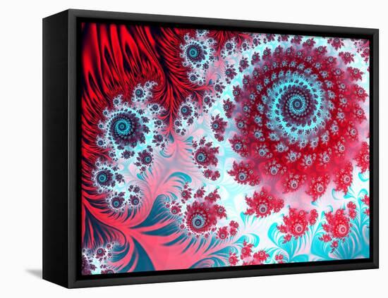 Julia Fractal-Laguna Design-Framed Premier Image Canvas