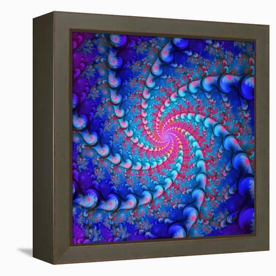 Julia Fractal-Laguna Design-Framed Premier Image Canvas