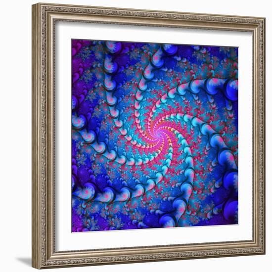 Julia Fractal-Laguna Design-Framed Premium Photographic Print