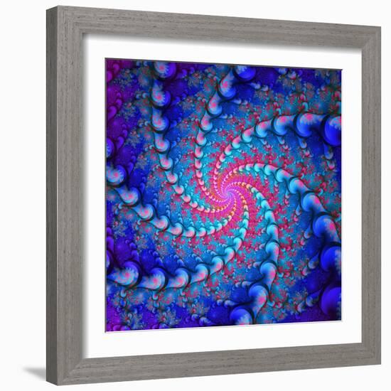 Julia Fractal-Laguna Design-Framed Premium Photographic Print