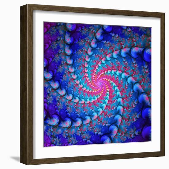 Julia Fractal-Laguna Design-Framed Premium Photographic Print