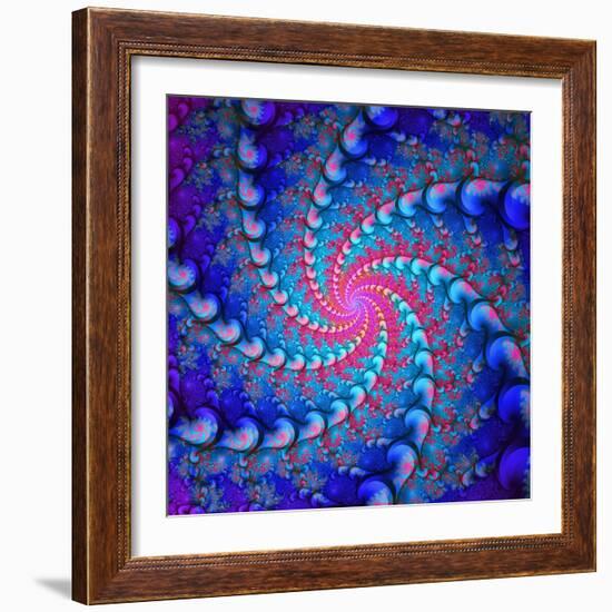 Julia Fractal-Laguna Design-Framed Premium Photographic Print