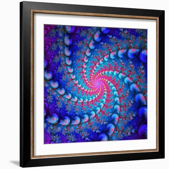 Julia Fractal-Laguna Design-Framed Premium Photographic Print