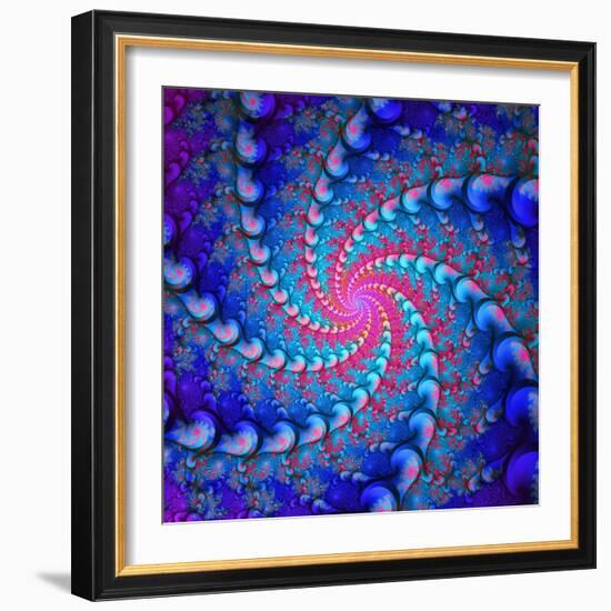 Julia Fractal-Laguna Design-Framed Premium Photographic Print