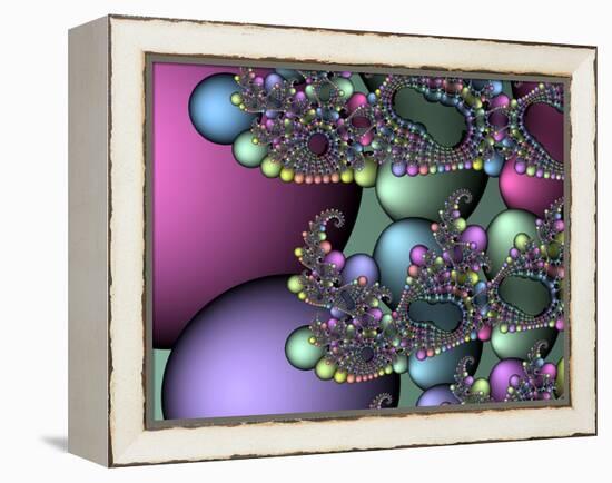 Julia Fractal-Victor Habbick-Framed Premier Image Canvas