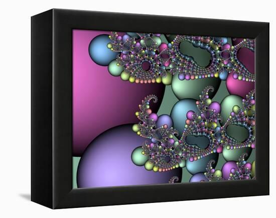 Julia Fractal-Victor Habbick-Framed Premier Image Canvas