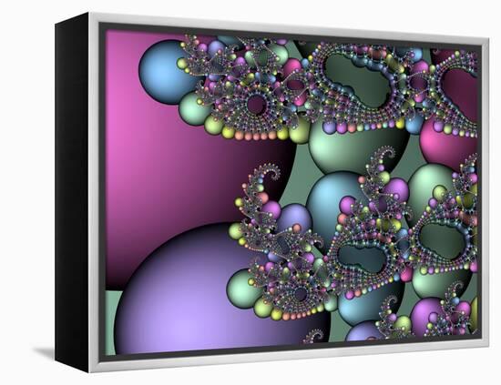 Julia Fractal-Victor Habbick-Framed Premier Image Canvas