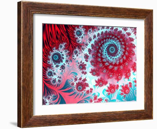 Julia Fractal-Laguna Design-Framed Photographic Print