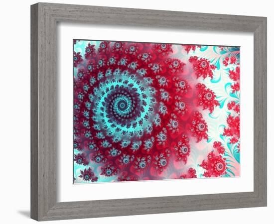 Julia Fractal-Laguna Design-Framed Photographic Print