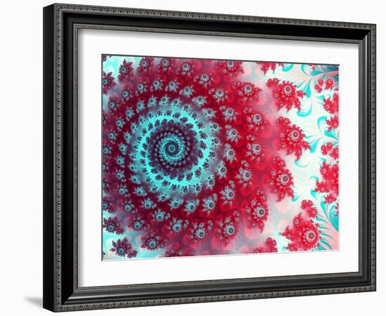 Julia Fractal-Laguna Design-Framed Photographic Print