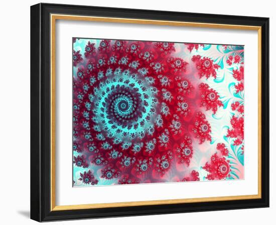 Julia Fractal-Laguna Design-Framed Photographic Print