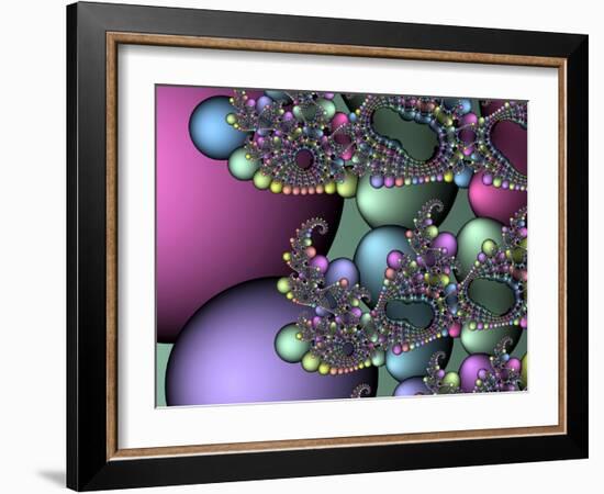 Julia Fractal-Victor Habbick-Framed Photographic Print