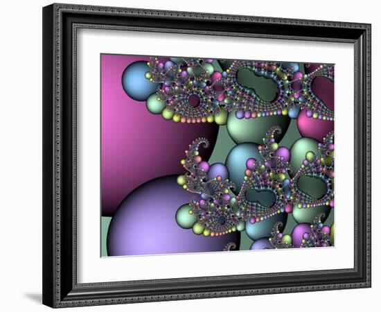 Julia Fractal-Victor Habbick-Framed Photographic Print