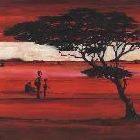 Crimson Earth I-Julia Hawkins-Art Print