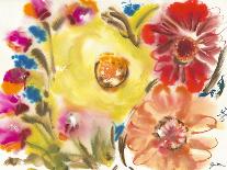 Flower Burst Vase II-Julia Minasian-Framed Art Print