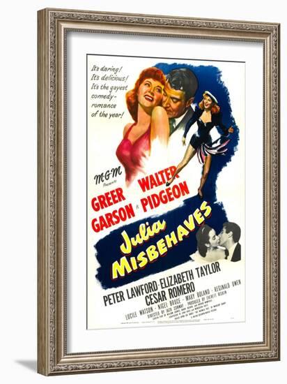 Julia Misbehaves-null-Framed Art Print