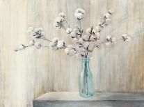 White Bouquet Gray Vase-Julia Purinton-Art Print