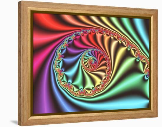 Julia Set Fractal-PASIEKA-Framed Premier Image Canvas