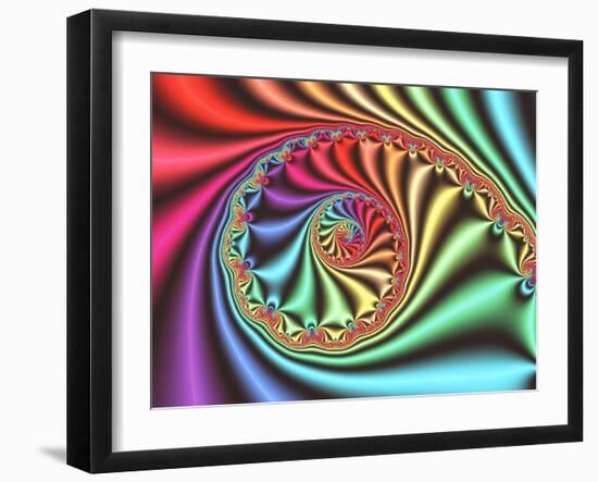 Julia Set Fractal-PASIEKA-Framed Photographic Print