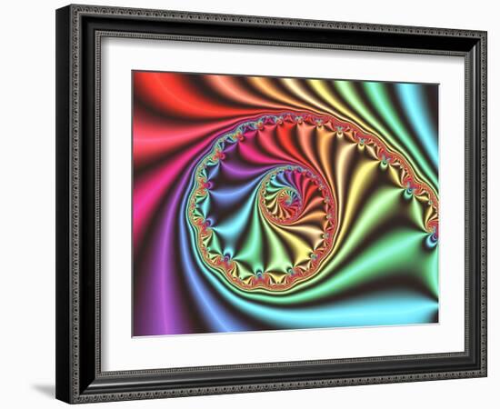 Julia Set Fractal-PASIEKA-Framed Photographic Print