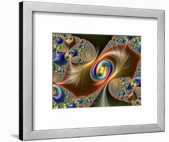 Julia-Set Fractal-null-Framed Photographic Print