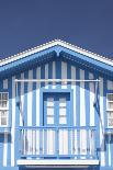 A Blue Candy-Striped Beach House in Costa Nova, Beira Litoral, Portugal-Julian Castle-Photo