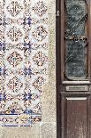 Detail of Traditional Painted Ceramic Azulejos Tiles and Doorway, Ilhavo, Beira Litoral, Portugal-Julian Castle-Photo
