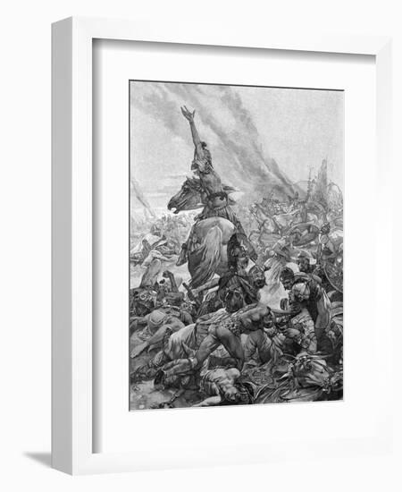 Julian Defeats Alamanni-Alphonse Mucha-Framed Art Print