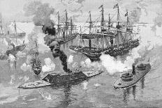 Battle of Chesapeake Bay-Julian Oliver Davidson-Giclee Print