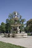 Deak Ferenc Ter Park with Centrepiece Fountain, Budapest, Hungary, Europe-Julian Pottage-Photographic Print