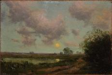 Autumn Sunset, 1908 (Oil on Wood)-Julian Onderdonk-Giclee Print