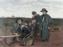 A Welcome Pause, 1888-Julian Scott-Giclee Print