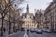 The Hotel De Ville (Town Hall) in Central Paris, France, Europe-Julian-Photographic Print